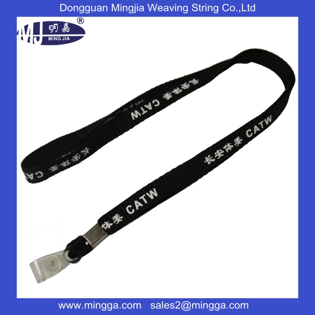 sublimation print retractable custom polyester lanyard