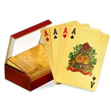 Golden Playing Cards