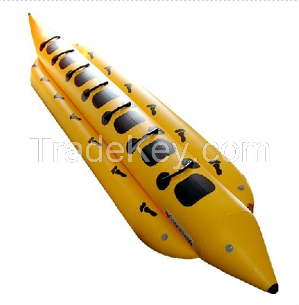 0.9mm 1.2mm hand made PVC pontoons Banana Boat Flying Fish for sale