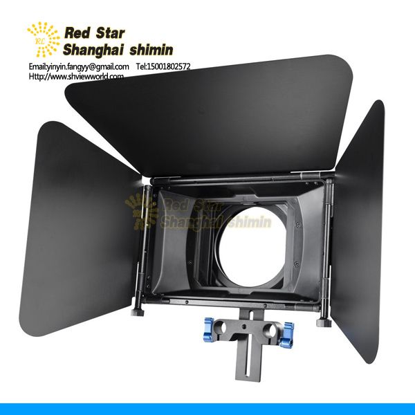 Matte box for 15MM rail rod support follow focus 550D 60D 600D 5D2 dslr camera