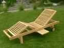 Teak wood Sun Lounger