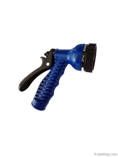 Garden water 7-pattern adjustable spray plastic hose nozzle