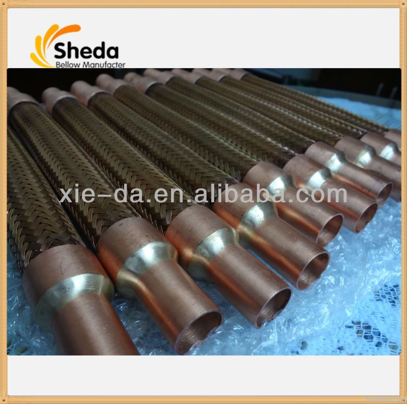 Copper Vibration Absorber, Copper Corrugated pipe, Copper pipe with Netw