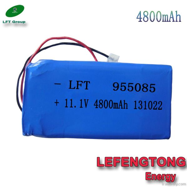 good quality li-ion battery pack 11.1v 4800mah for rc helicopter