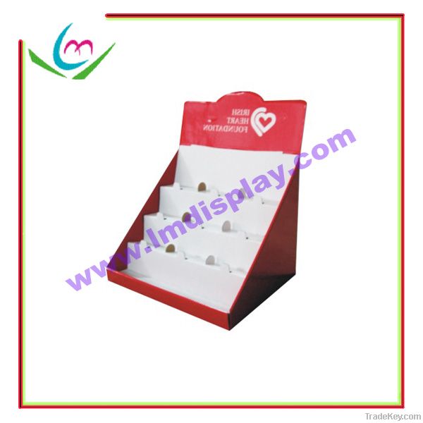 point of sale corrugated paper tabletop display