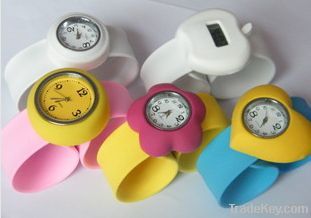 Fashion hot selling promotional silicone candy watch
