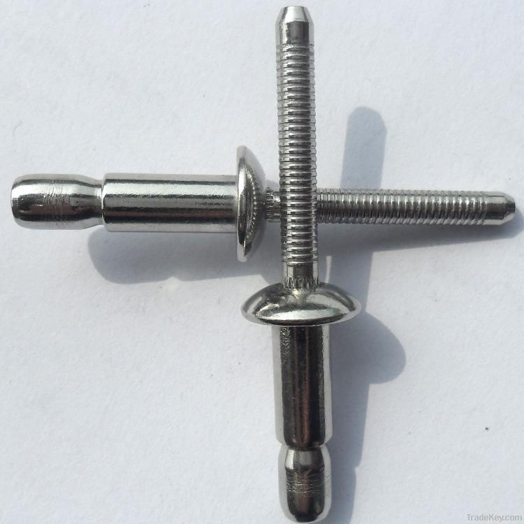 Structural blind rivet interlock type