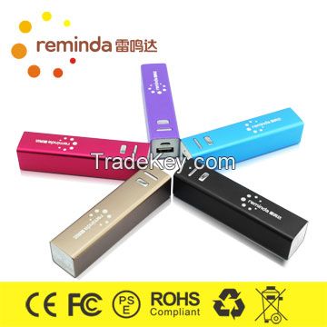 Reminda-2600mAh power bank for mobile phone 