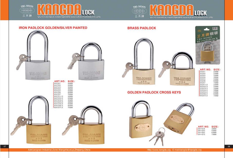 Brass Padlock, Iron Padlock, Padlocks, Big padlock