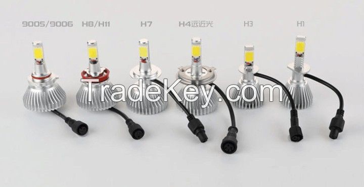 LED Car head lamp LED bulb for car LED auto light, Led headlight H4 Hi/Low