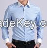 White and blue Dress Shirt 100% Cotton