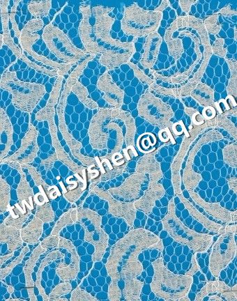 Corded cotton lace fabrics