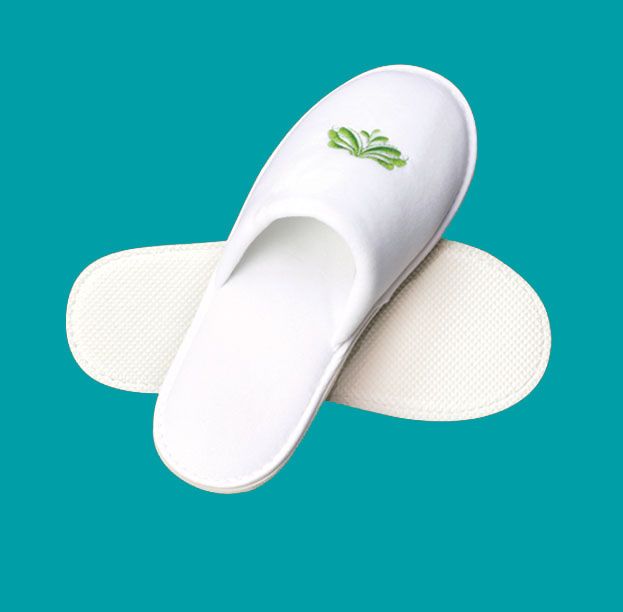 high quality cheap hotel disposable cut velvet slipper