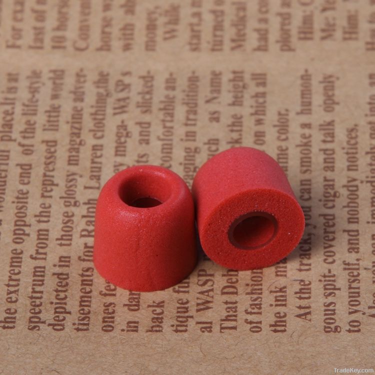 Polyurethane pu foam earplugs high quality foam ear pads