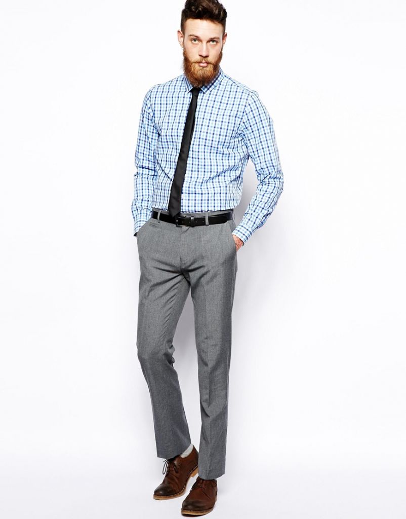 Cotton Man Yarn Dyed Check Shirt