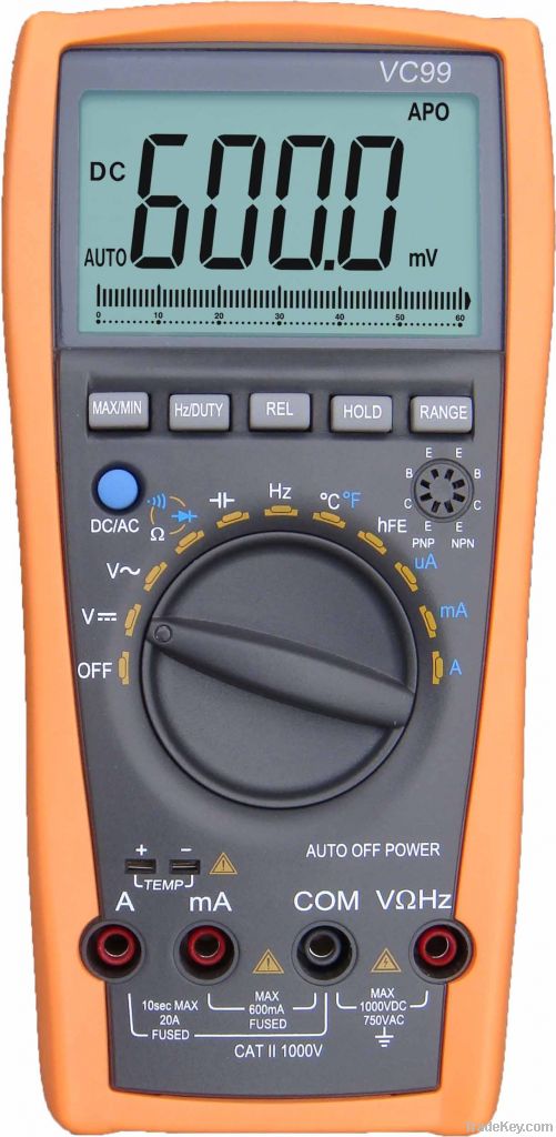 VC99 auto range digital multimeter