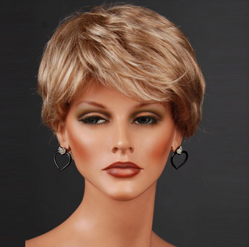 Fluffy Fashionable Kanekalon Women Short Wigs