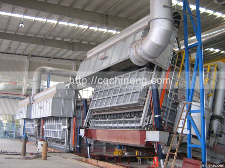 5T-50T Tilting type regenerative aluminium melting furnace