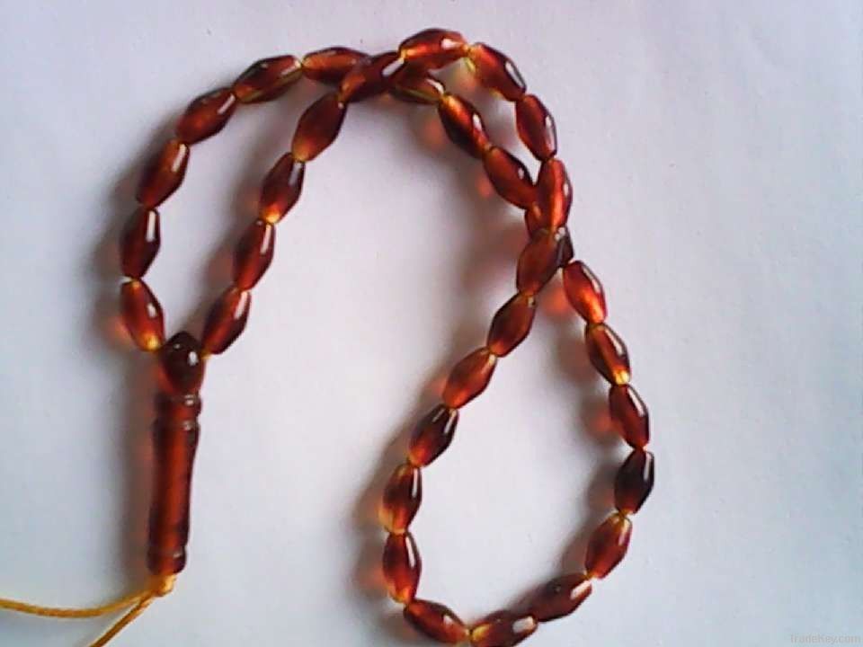 Baltic Amber Prayer 33beads Round shape