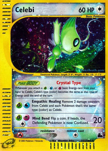 Skyridge cystal celebi *rare!*