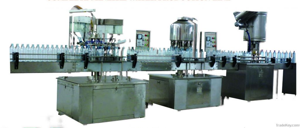 Automatic Bottle Washing, Filling &amp; Caping Machine