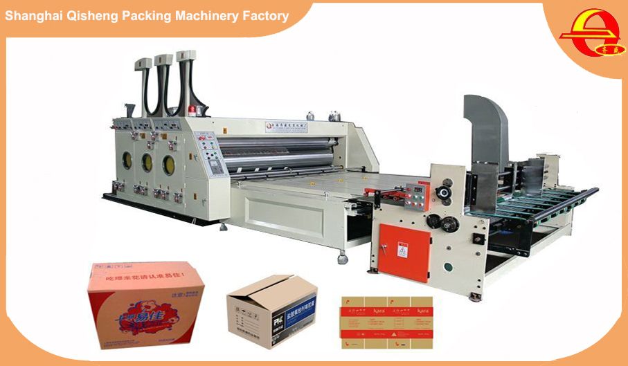 Automatic corrugated carton box making machine