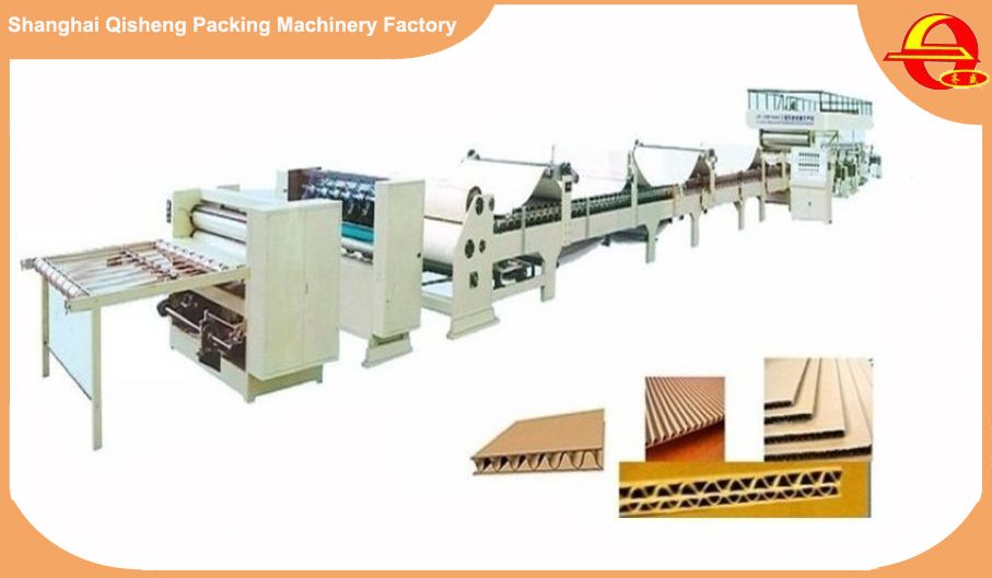 Complete automatic 3/5ply Corrugated cardboard Production line