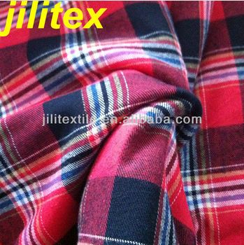 Yarn dyed Cotton Flannel Fabric products supplier 