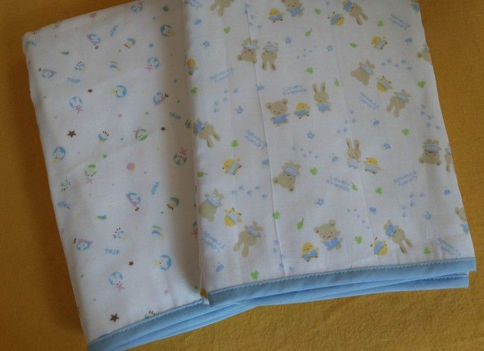 Newborn baby cotton gauze hold quilt