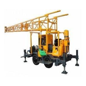 Trailer-mounted drilling rig