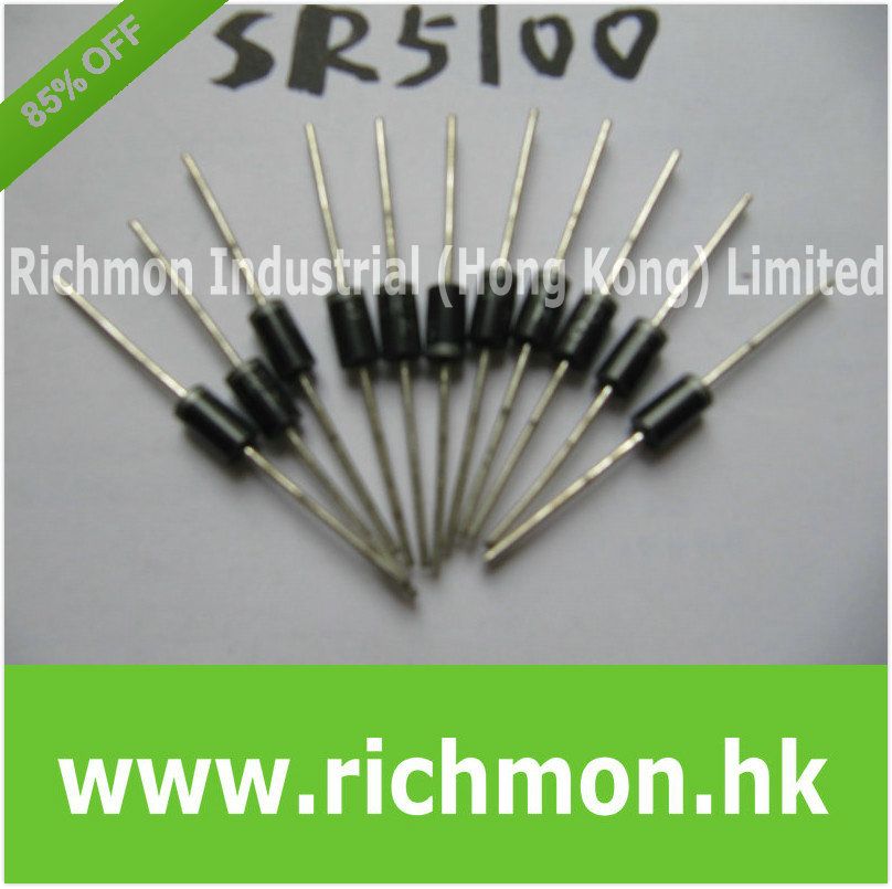 SR5100 5A 100V DO-27 Schottky Barrier Rectifiers Diodes