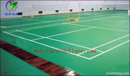 PVC sports floor for indoor badminton