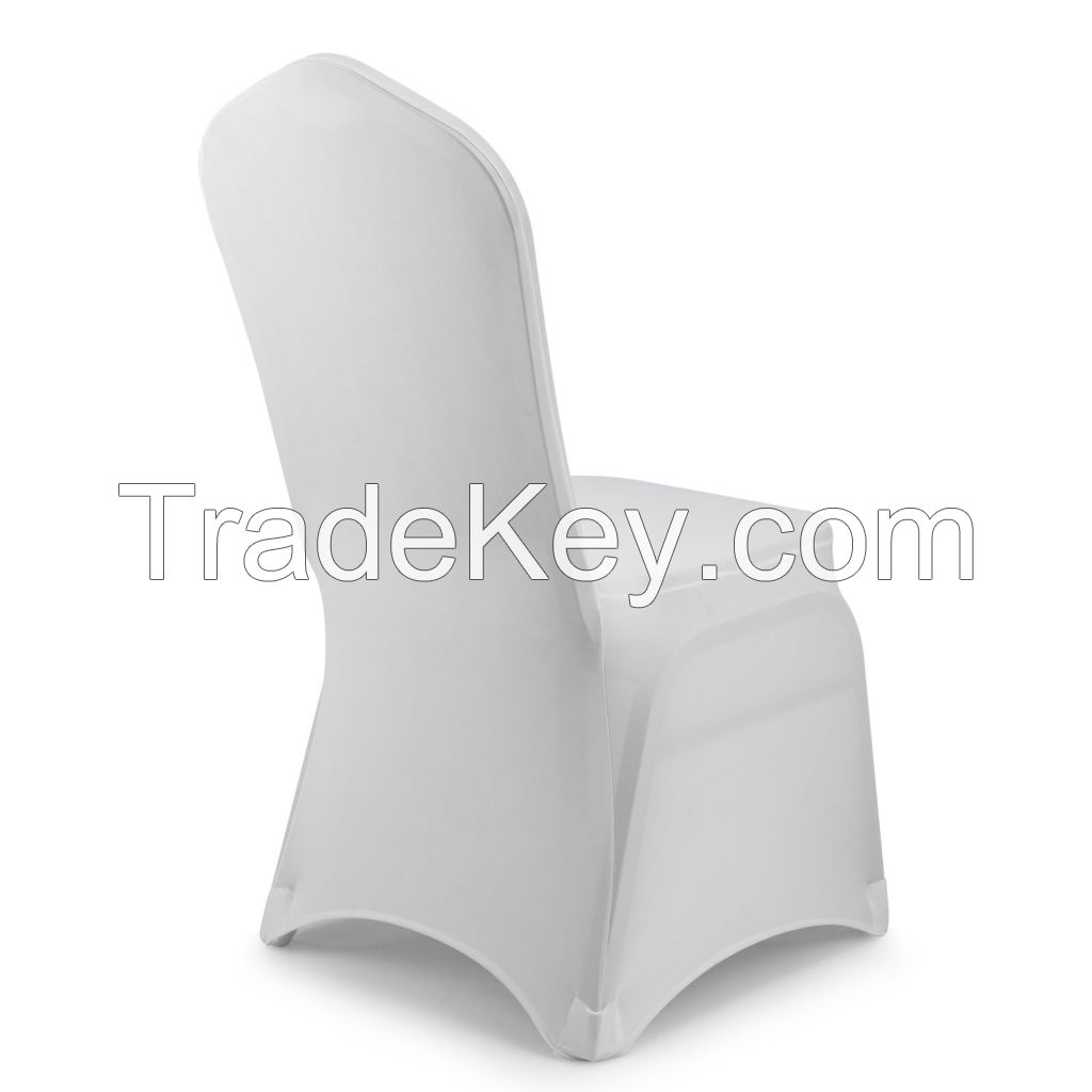 100 Lycra Spandex Stretch White Chair Cover Wedding Party Event Banquet Dining