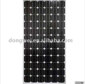 CE/TUV/ISO9001 certified 190W solar panel system, solar panel module