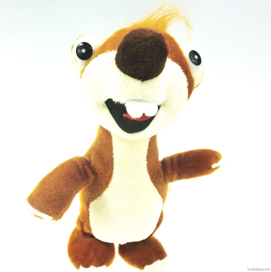 Ice Age Sid walking and speaking plush toys