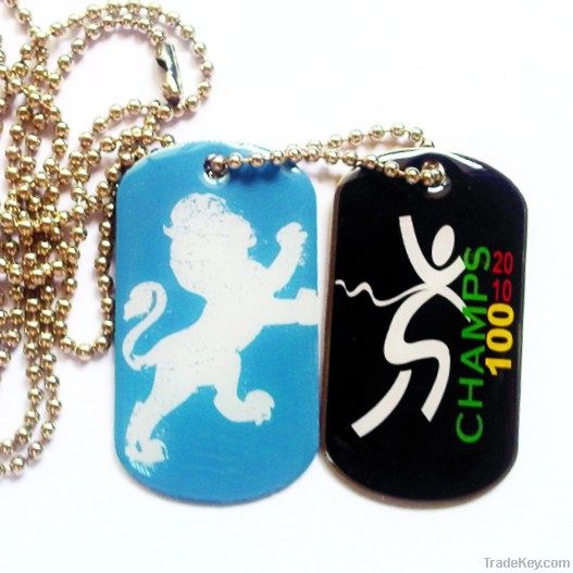 custom epoxy dog tag