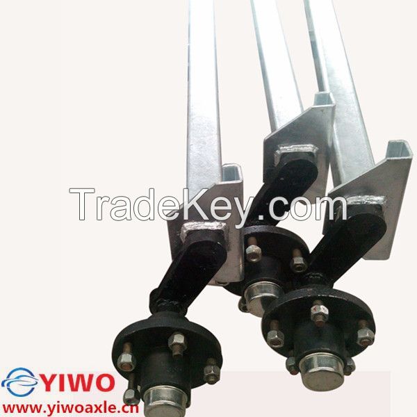 unbrakd boat trailer torsion axle without brake axle