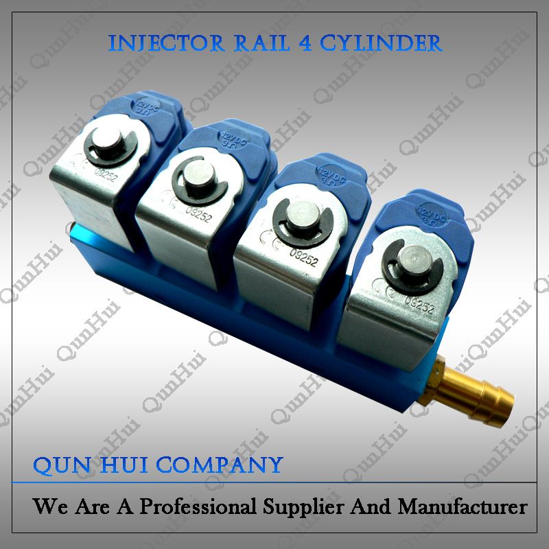 Common Injector rail of 4 cylinder for CNG sequential system