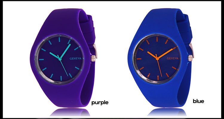 GE0643 New Arrival Simple Design Fashion Silicone Quartz Asian Wrist Watch 