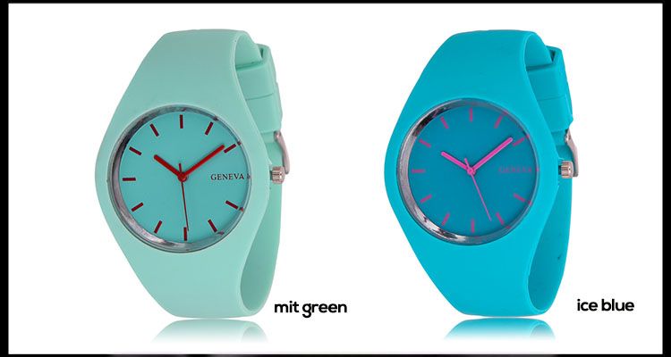 GE0643 New Arrival Simple Design Fashion Silicone Quartz Asian Wrist Watch 