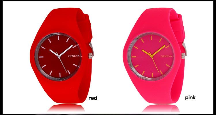 GE0643 New Arrival Simple Design Fashion Silicone Quartz Asian Wrist Watch 