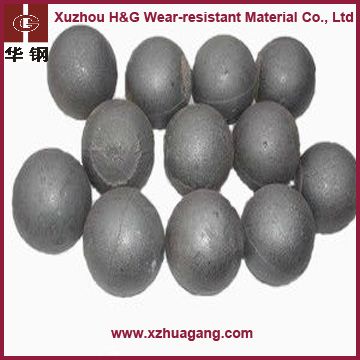 Long working life grinding ball in chrome alloyed casting