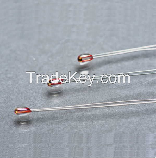 Home Appliance Electronic Thermometer Glass Encapsulated NTC Thermistor