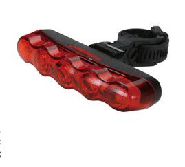 5 LED Mutil-Functions Safety Bicycle Rear Light With Battery  