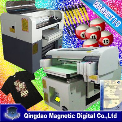 digital flatbed black t shirt printer(CE)