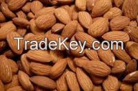 Almonds, roasted and Raw