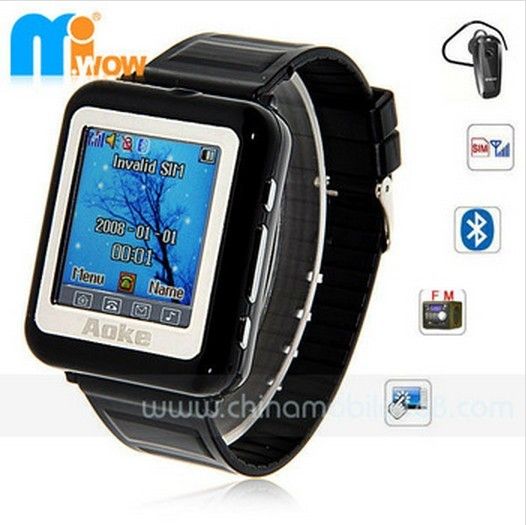 1.3inch single sim card watch phone watch mobile phone cell phone AK09