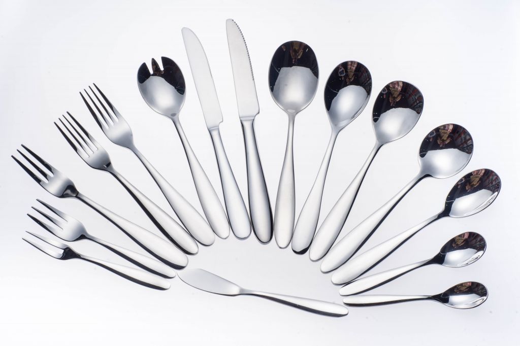 Modern and Various Types Of Spoons Forks Knives Cutlery Set