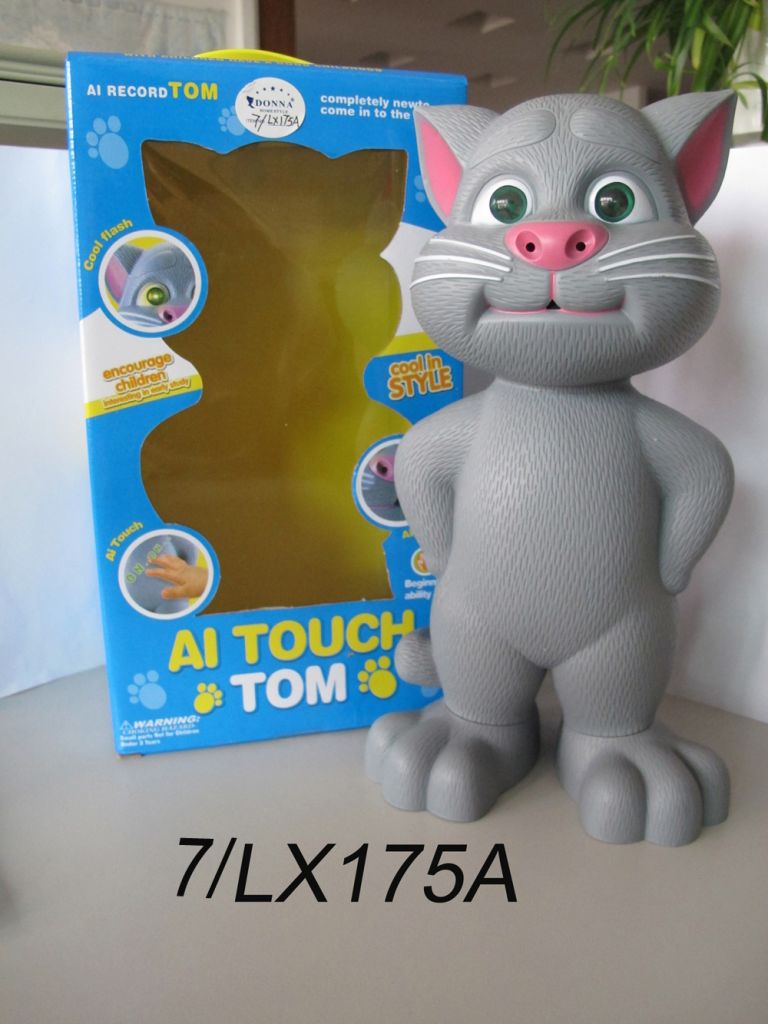 Fashion Talking TOM CatÃ¯Â¼ï¿½with a touchÃ¯Â¼ï¿½lighting and recording function