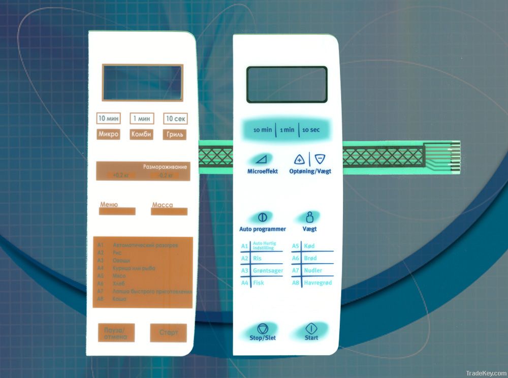 Membrane switch with EL panel